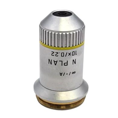 Leica N Plan 10x /0.22 Microscope Objective Lens, 25mm Thread-cover