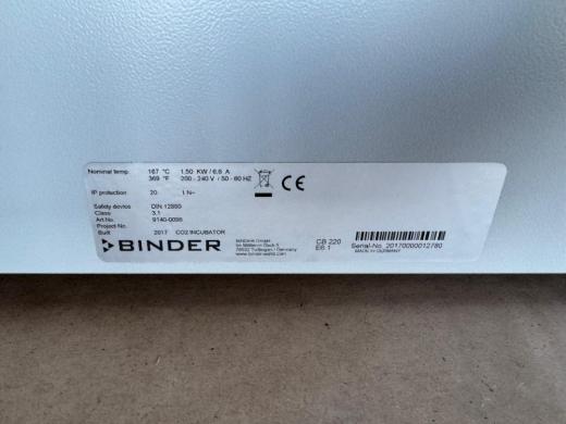 Binder CB 220 Precision Laboratory Drying Oven with Digital Temperature Control-cover
