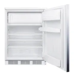 Accucold CT66LWSSHH 24" Wide Counter-Height Laboratory Refrigerator-Freezer with Dual Evaporator, 2 of 3