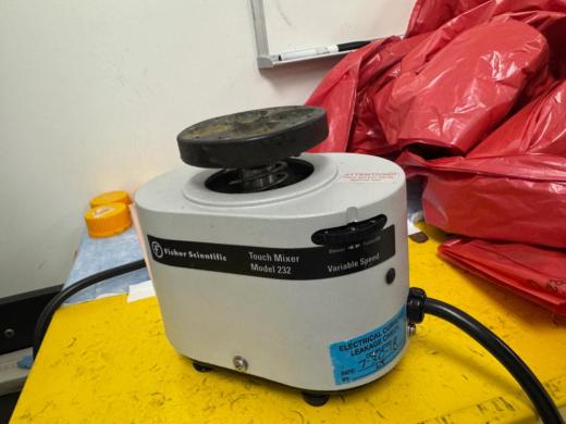 Fisher Scientific Model 232 Touch Variable Speed Laboratory Mixer-cover