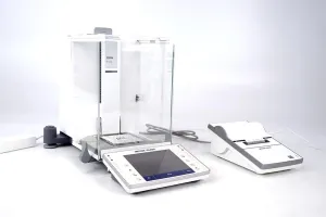 Mettler Toledo XPE204 Analytical Balance, 220 g × 0.1 mg, with P-52RUE Printer, 1 of 10