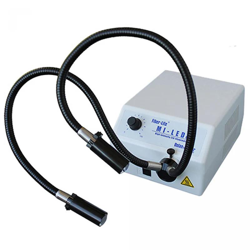 Dolan-Jenner Fiber Lite® Mi-LED LED Fiber Optic Illuminator with Dual Gooseneck and Focusing Lenses