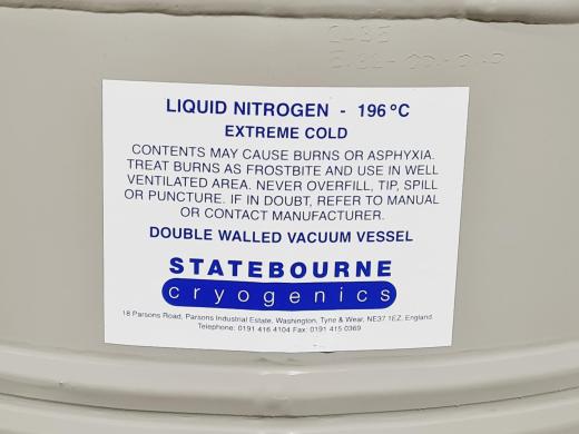 StateBourne Cryolab 35 Liquid Nitrogen Dewar for Cryogenic Storage-cover