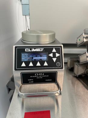 Climet CI-95A Microbial Air Sampler for Environmental and Cleanroom Monitoring-cover