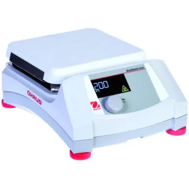 Ohaus e-G51HP07C Digital Ceramic Top Hotplate Stirrer, 7"x7", 500°C max