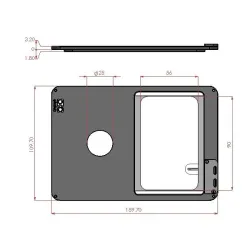 Okolab K FRAME Metal/Glass Microscope Stage Heater with H401 Dual-Channel Temperature Controller, 3 of 4