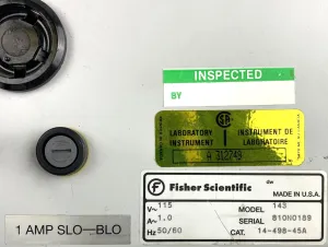 Fisher Dyna-Mix 143 Variable Speed Reversible Overhead Stirrer Controller, 14 of 14