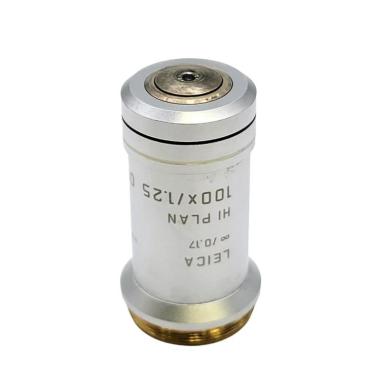 Leica HI Plan 100x Oil Immersion Microscope Objective ∞/0.17, 25mm Thread-cover