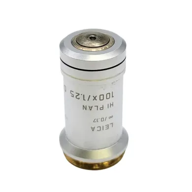 Leica HI Plan 100x Oil Immersion Microscope Objective ∞/0.17, 25mm Thread