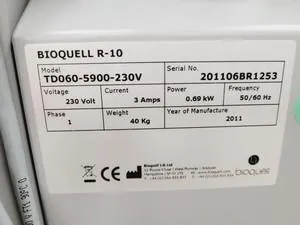 Bioquell H202 Decontamination System Z-2 & R-10, 24 of 39