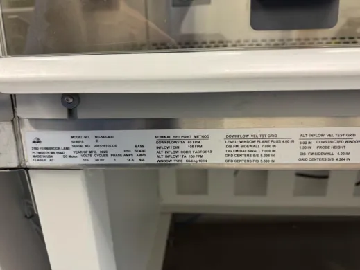 Nuaire Labgard ES Class II A2 Biosafety Cabinet NU-543-400