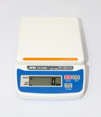 AND HT-3000 Precision Scale 3100g x 1g Stainless Steel Pan-cover