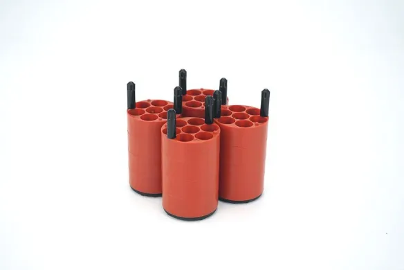 Thermo Scientific 75003808 Red Centrifuge Rotor Adapters for 10 mL Blood Collection Tubes, Set of 4