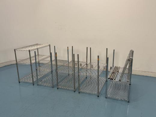 Wire Shelving Units for Laboratory Equipment Storage – Set of 5-cover