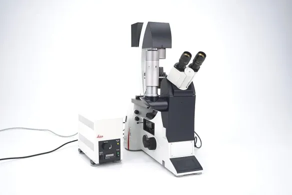 Leica DMI3000B Inverted Fluorescence Microscope with GR/N2.1 Filter Cubes and 2.5x–40x Objectives