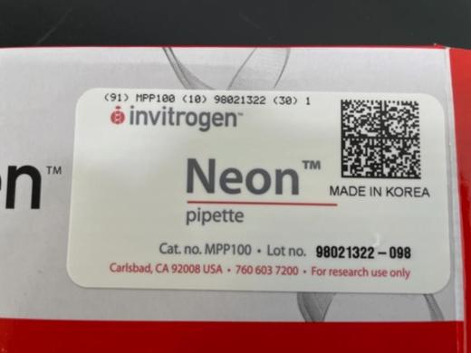 Invitrogen Neon Transfection System MPK5000 Electroporation Device for Cell Transfection-cover