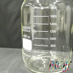 SCHOTT DURAN 017200-2000 Laboratory Bottle, 2000 mL, Without Lid, 2 of 3