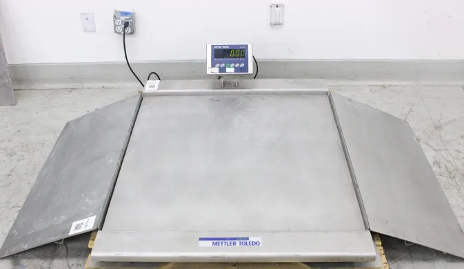 Mettler Toledo IND226 Floor Scale with DeckMate Platform and IP66 Stainless Steel Weighing Terminal
