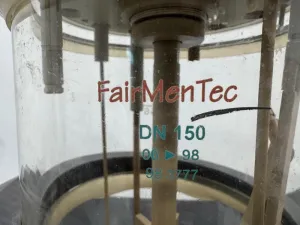FairMenTec DN150 Glass Bioreactor Fermenter Vessel Bench-Top Reactor, 2 of 3