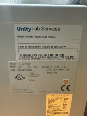 Fisher Scientific Isotemp GPD 05 Standalone Laboratory Incubator with Integrated Computer-cover