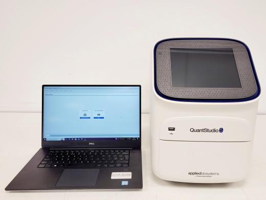 Applied Biosystems QuantStudio 5 RT-PCR 96-Well 0.1mL Block W/ Dell Laptop-cover