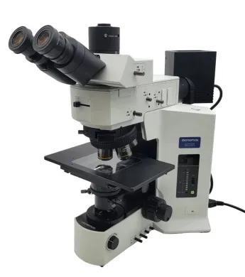 Olympus BX51 Metallurgical Brightfield/Darkfield Microscope with Trinocular Head