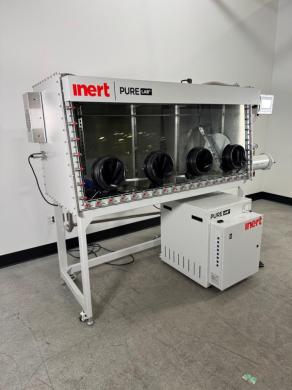 Inert Technology Pure Lab Glovebox System with Integrated Control Cabinet and Touchscreen-cover