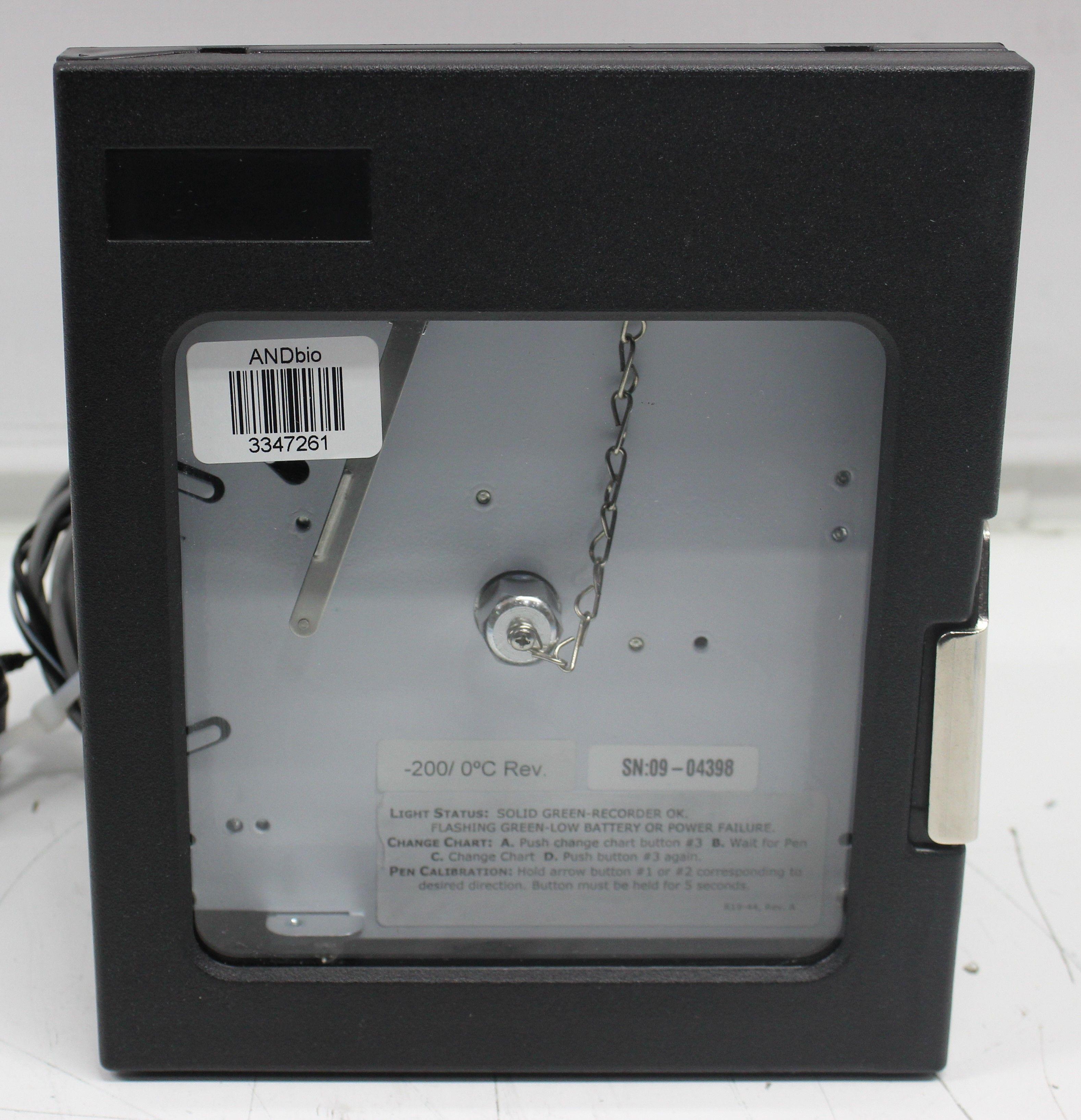 Chart Recorder -200/0 C for Environmental Condition Monitoring in Laboratories