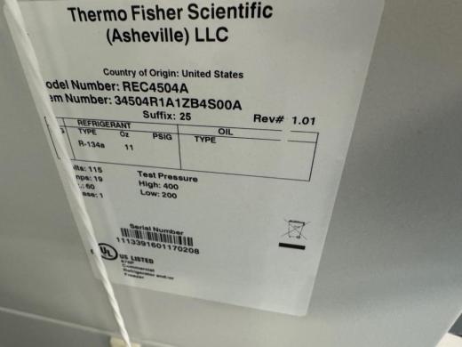 Thermo Scientific REC4504AS Double Door Laboratory Refrigerator for Sample Storage-cover