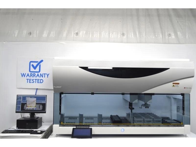 Tecan Fluent 1080 Automated Liquid Handler with Span-8 Air FCA and Robotic Gripper Arm
