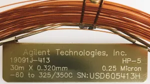 Agilent HP-5 (19019J-413) Capillary Column 30M x 0.32mm x 0.25µm, 21 of 23