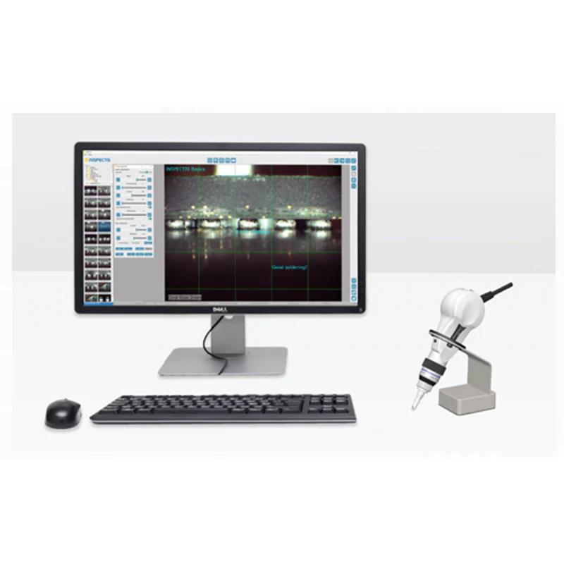 Inspectis Microscope Light BGA Inspection System with 5 MP USB3.0 Camera and Side-View Optics