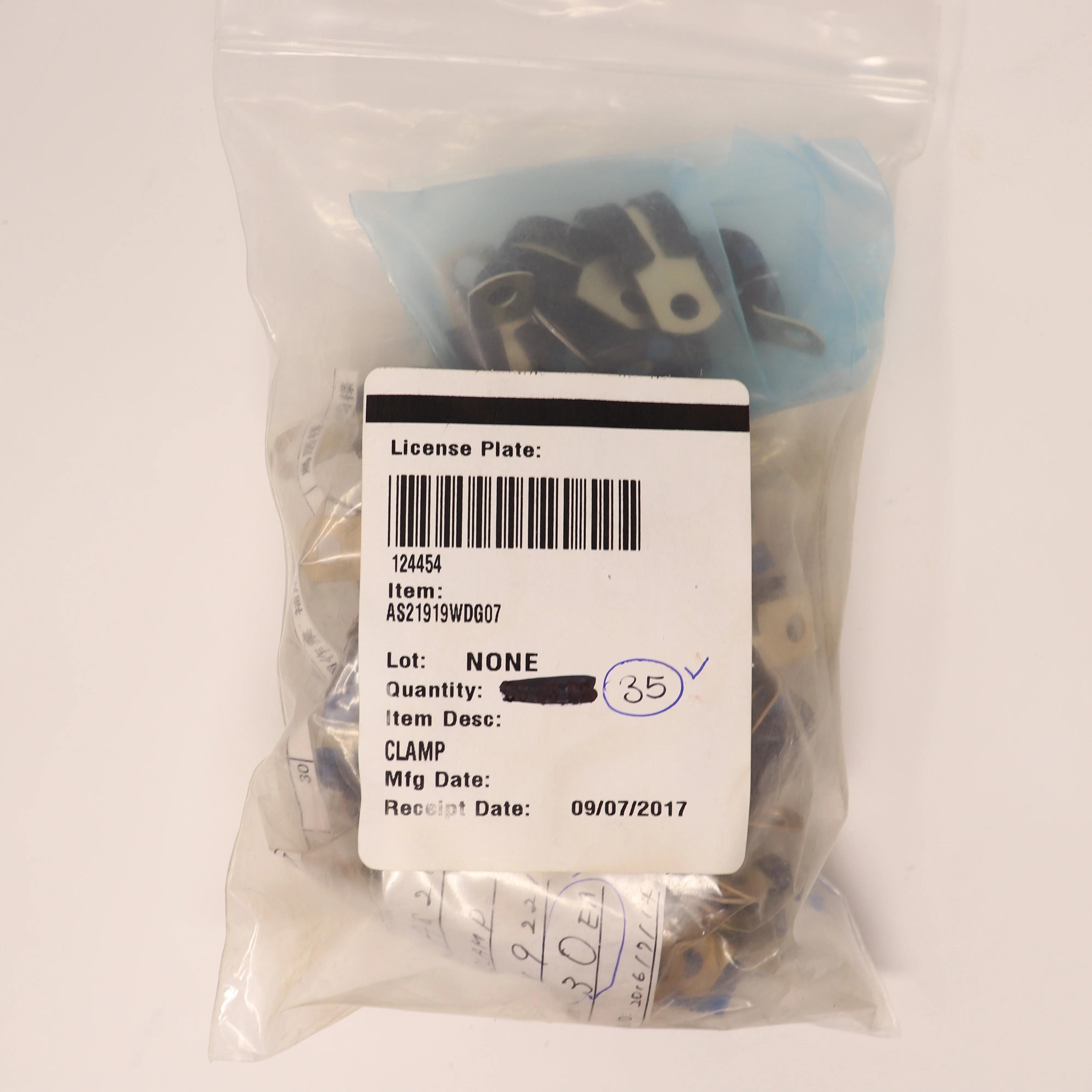 AS21919WDG07 Aluminum Alloy Loop Clamp Pack of 35 with Rubber Cushion and Offset Mount