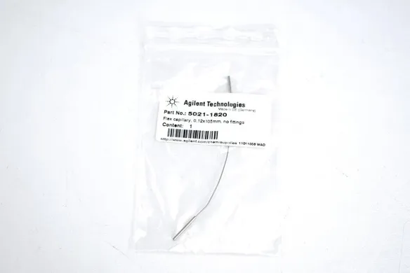 Agilent Set of 2 Stainless Steel Capillaries, 0.12 × 105 mm, No Fittings