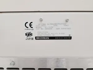 Beckman Optima XL-100K Ultracentrifuge without Rotor, 5 of 15