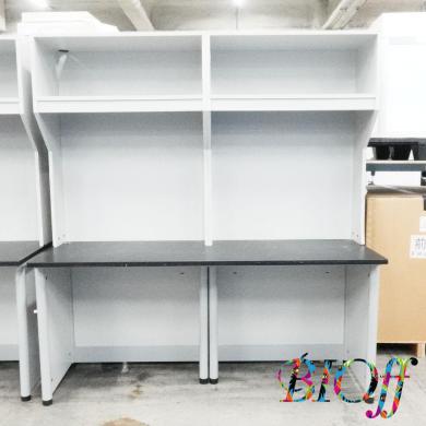 Used Side Laboratory Workbench with Reagent Shelf, 1800 × 600 × 1950 mm-cover