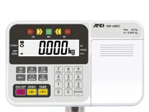 A&D HW-60KC/HW-60KCP 60 kg Platform Scale with 5 g Readability, 3 of 3