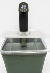 VESKE 0535 Sous Vide Container 12 Qt with Lid, Stainless Steel Rack & Neoprene Sleeve, 6 of 11