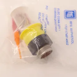 Amphenol D38999/26MD19SA Circular MIL-Spec Connector Size 15, 19-Pin Socket, 3 of 3