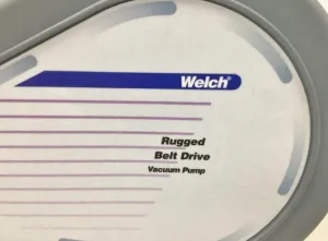 Welch 1402 DuoSeal Belt-Drive Vacuum Pump with 0.5 HP Motor and Large Oil Reservoir, 9 of 11