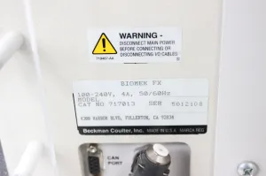 Beckman Coulter Biomek FX Automated Liquid Handling System with Span-8 and 96-Channel Heads, 8 of 12