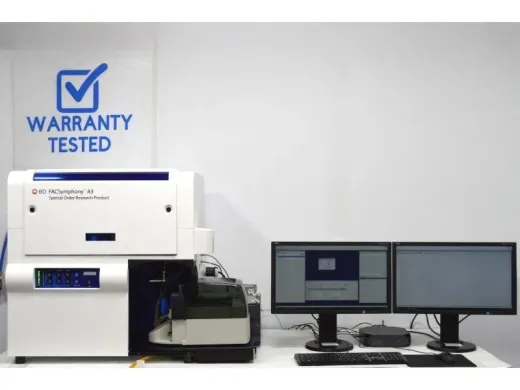 BD FACSymphony A3 5-Laser, 22-Color, 24-Detector Flow Cytometer with HTS Sampler & FACSFlow Supply System