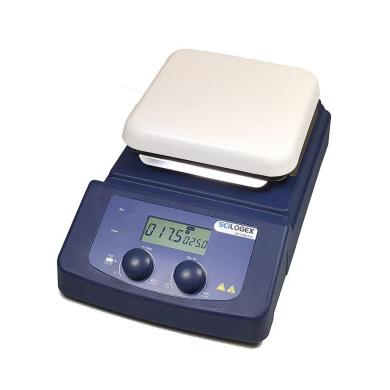 Scilogex SCI380HS-Pro LCD Digital 5.5 x 5.5 in. Magnetic Hotplate Stirrer, ceramic plate, with PT1000 Sensor & Sensor Stand-cover