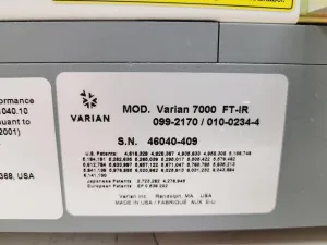 Varian 7000 FT-IR Spectrometer with FTS 6000 Power Supply, 36 of 38
