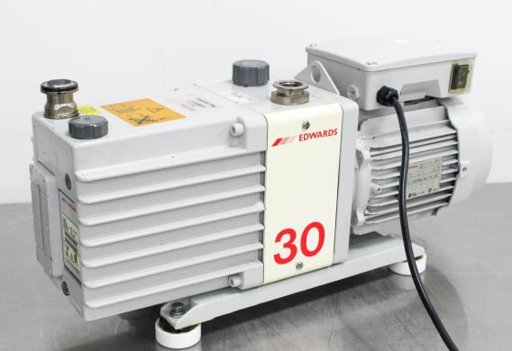 Edwards E2M30 Rotary Vane Vacuum Pump 220V 50/60Hz High Vacuum, Quiet 48dBA-cover