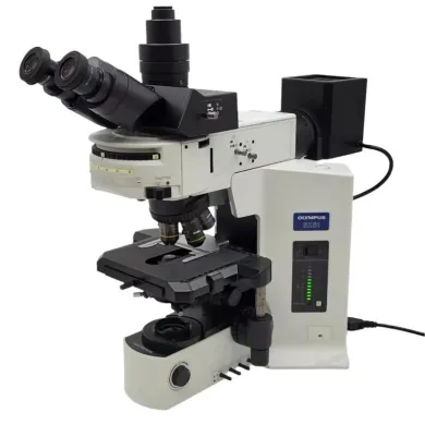 Olympus BX51 Metallurgical Reflected Light Microscope with Trinocular Head