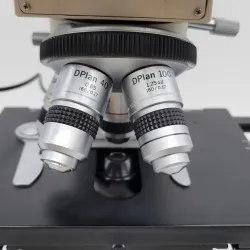 Olympus BH-2 LED Biological Microscope with Front to Back Pointer Bridge and 100x Oil Objective, 4 of 4