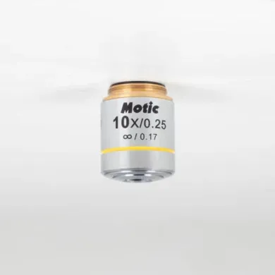Motic EC-H PL 10X/0.25 Plan Achromatic Infinity-Corrected Microscope Objective for BA410E Series