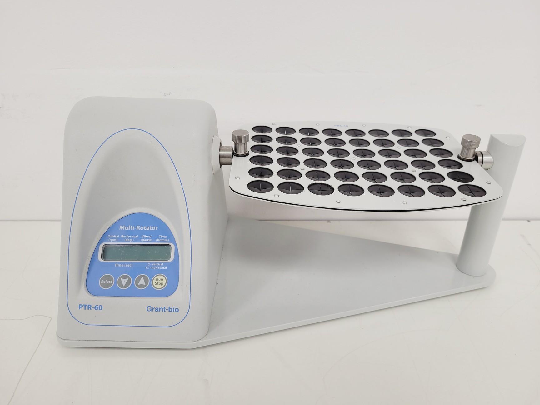 Grant-bio Multi Rotator PTR-60 Laboratory Sample Mixer and Multi Tube Rotator