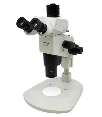 Olympus SZX9 Stereo Microscope with Trinocular Head and LED Ring Light-cover